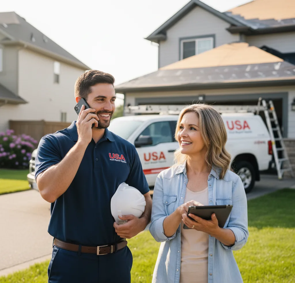 USA Roof Repair Experts customer support in Bogata